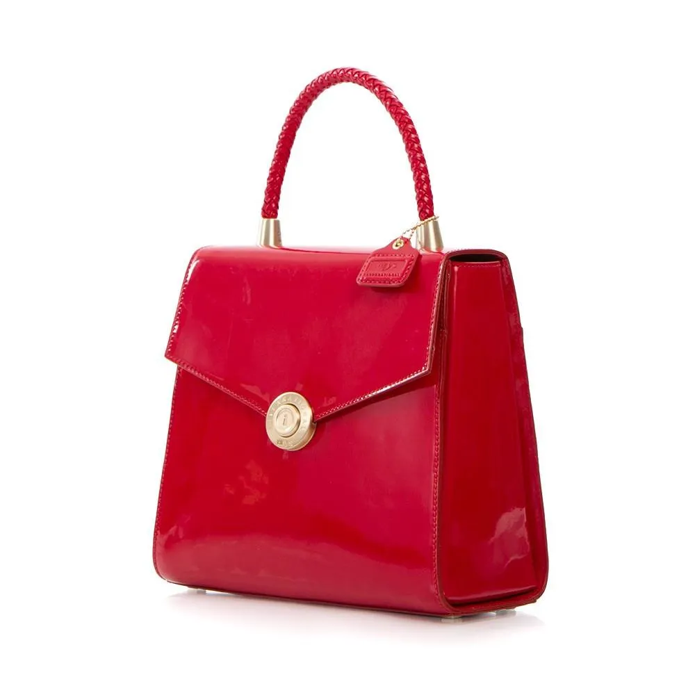 Yorkville Patent Small Arm Bag - Purple