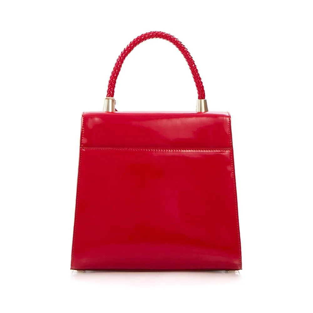 Yorkville Patent Small Arm Bag - Purple